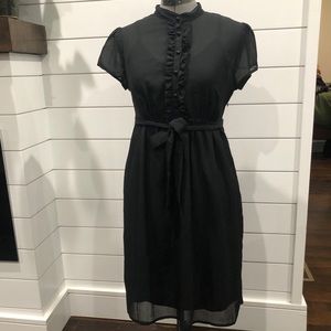 Merona Semi Sheer Button Down Dress size Small